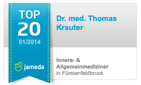 Jameda Top Bewertung Dr Thomas Krauter